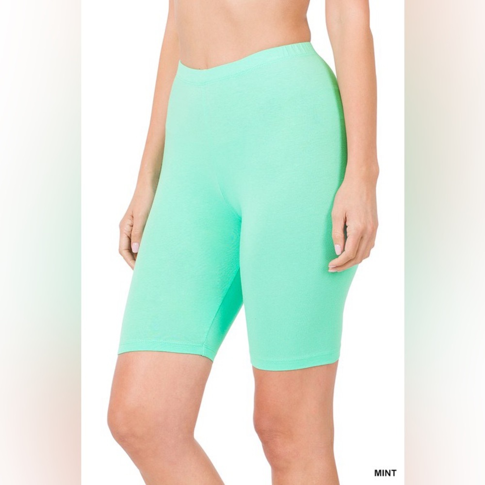 Mint Biker Shorts
